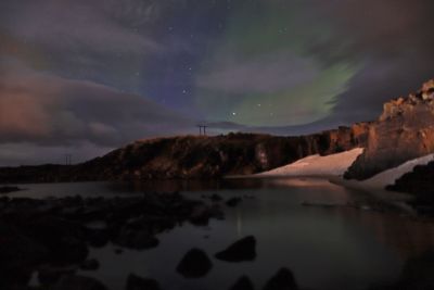 Unser erstes richtig sichtbares Polarlicht