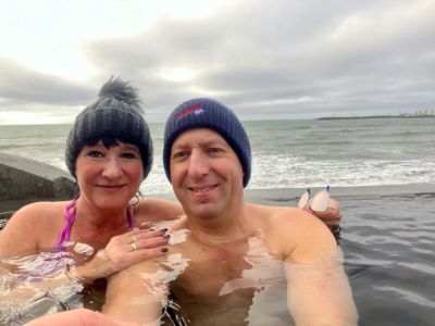 Heißes Bad in Akranes