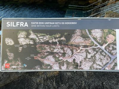 Karte & Erklärung Silfra-Spalte