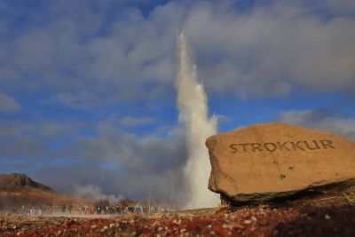 Der Strokkur. Auch beim Geysir